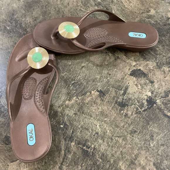 OKAL Flipflops Sz ML fit 8.5 approx - Picture 9 of 10